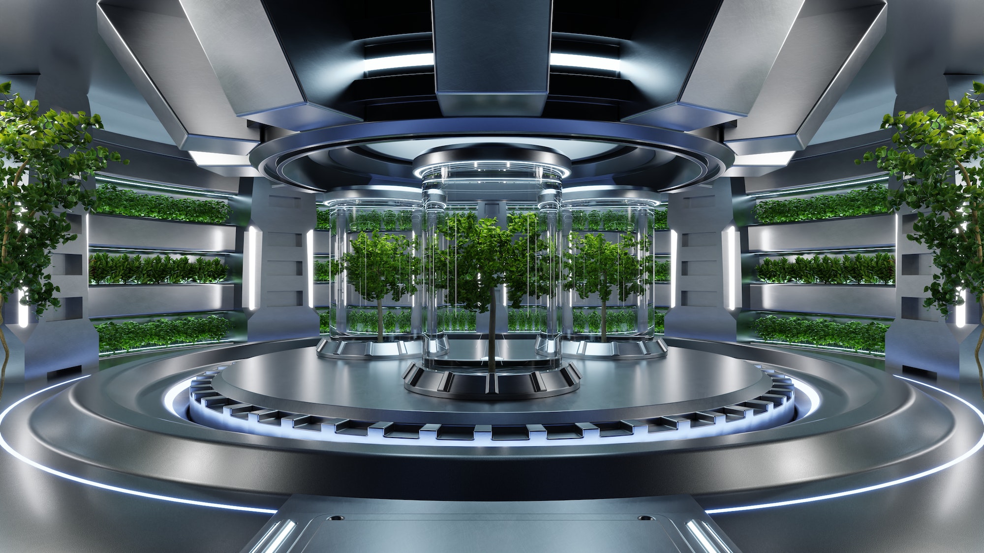 Hydroponics Lab room.